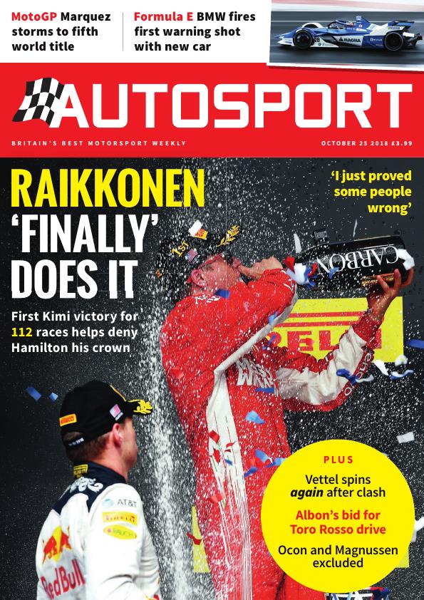 Журнал Autosport 25 октября 2018