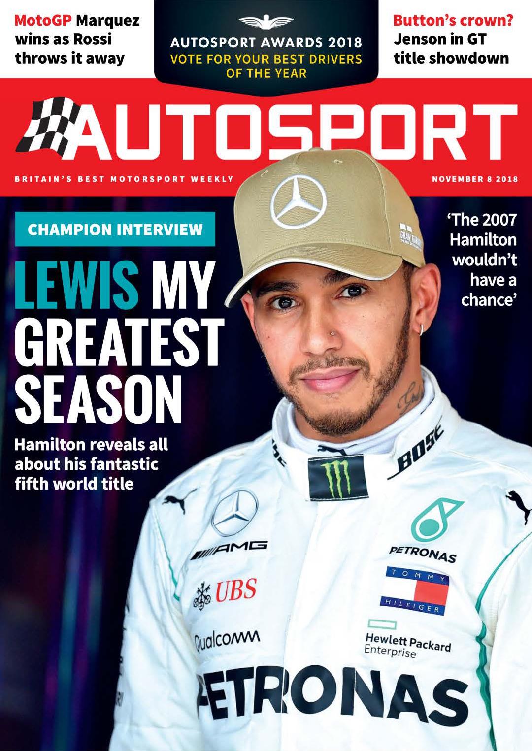 Журнал Autosport 09 ноября 2018