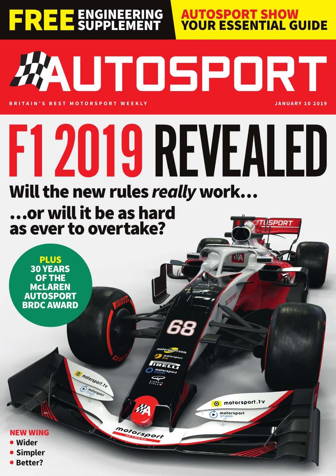 Журнал Autosport 10 января 2019