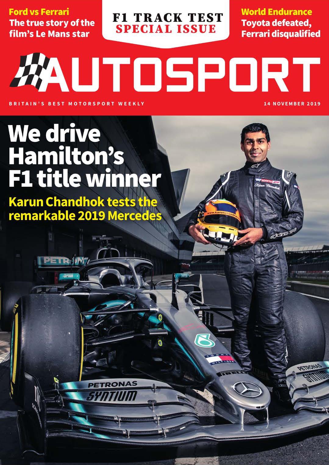 Журнал Autosport 14 ноября 2019