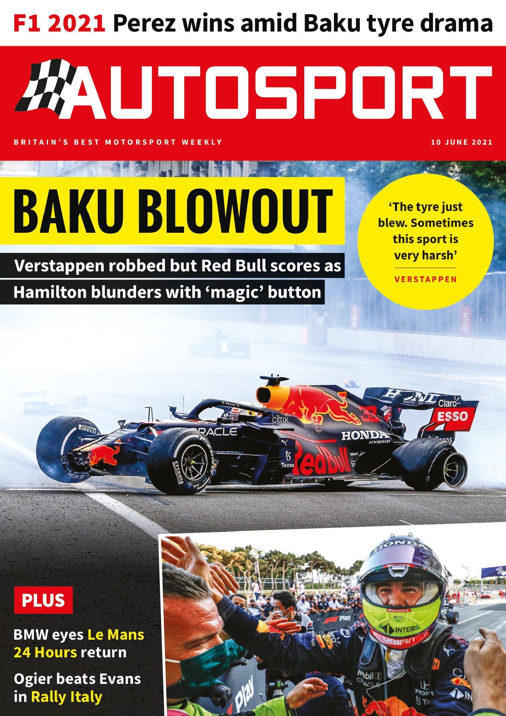 Журнал Autosport 10 июня 2021