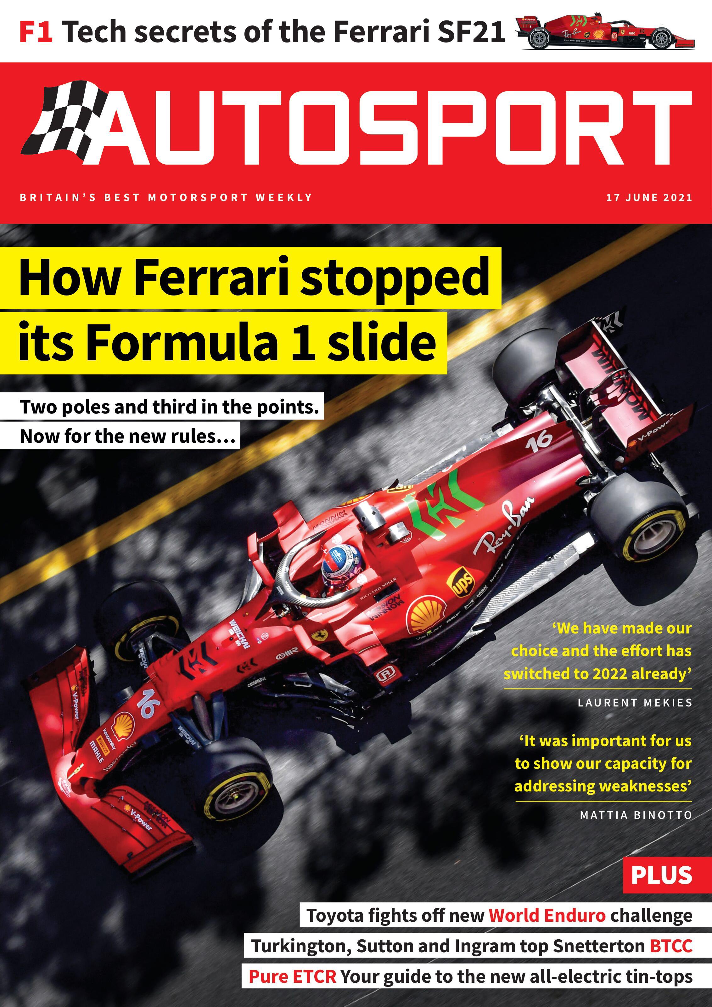 Журнал Autosport 17 июня 2021