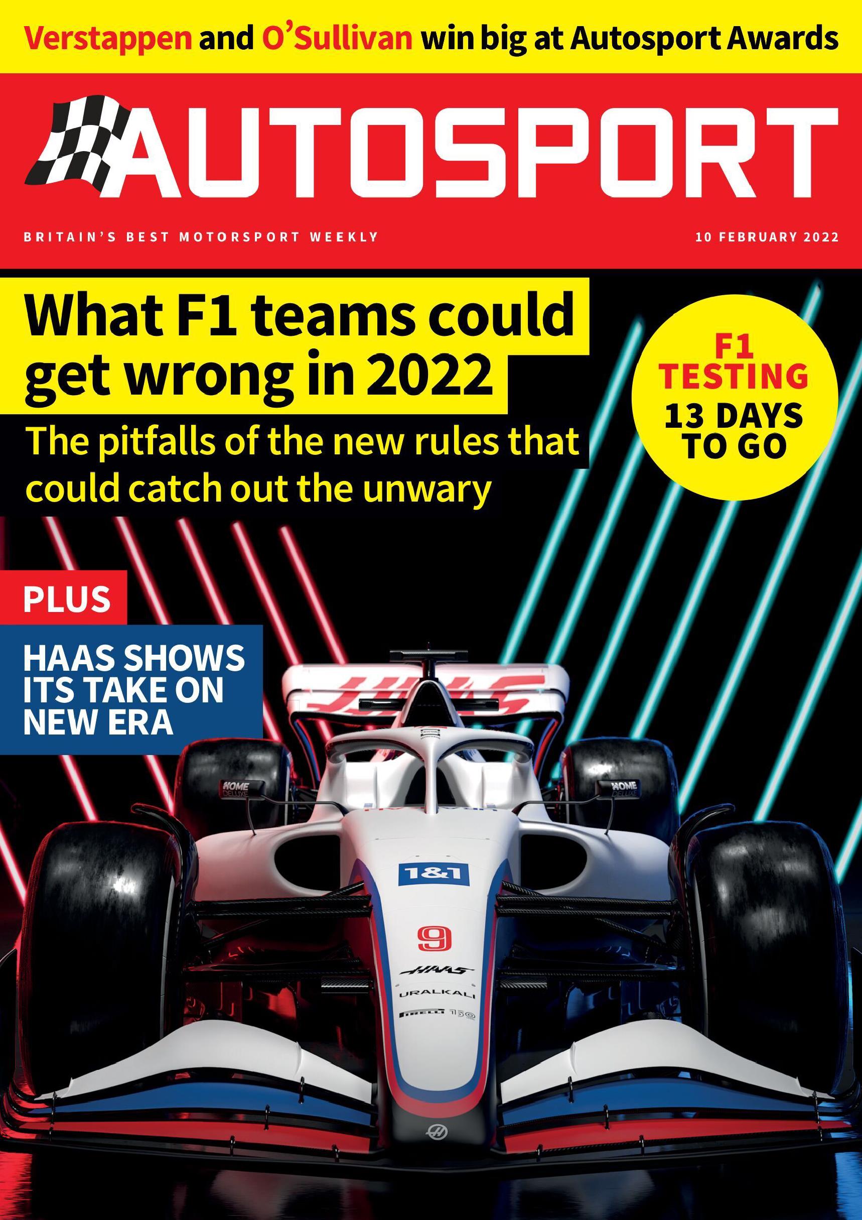 Журнал Autosport 10 февраля 2022