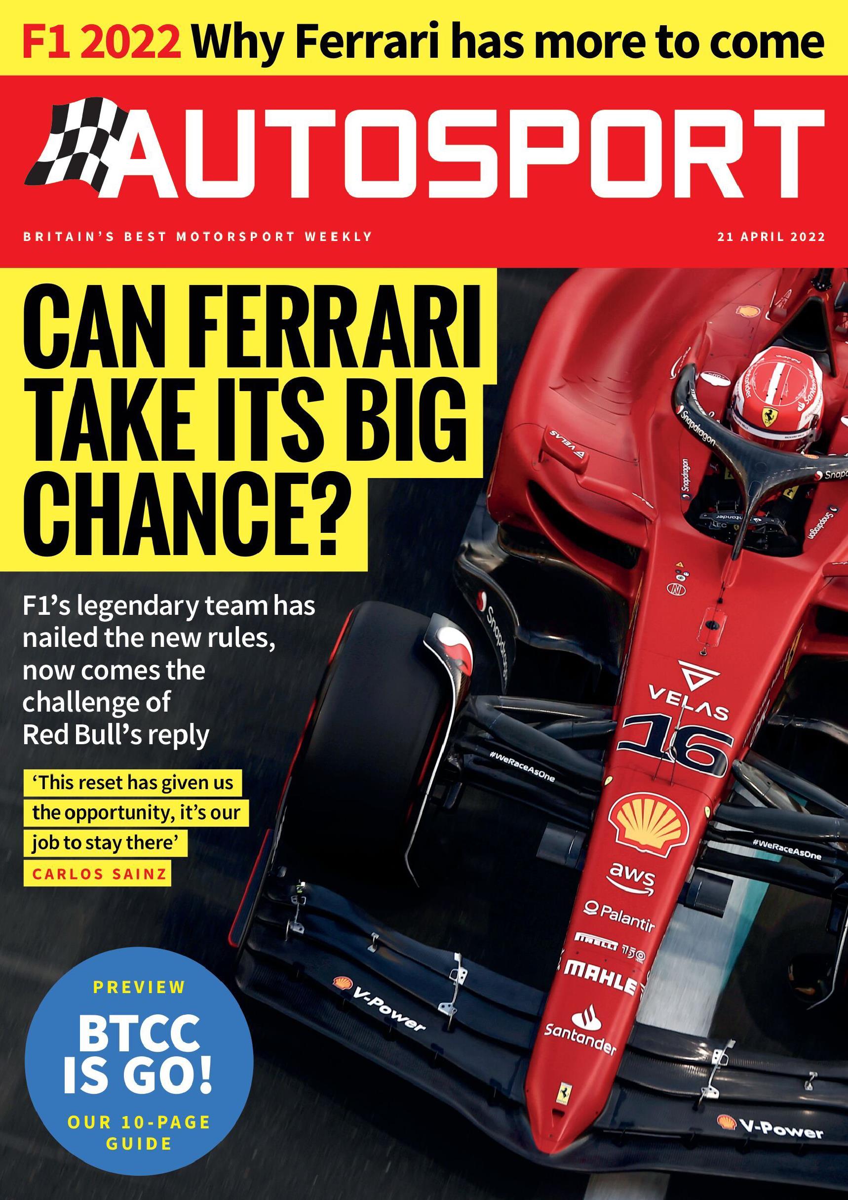 Журнал Autosport 21 апреля 2022