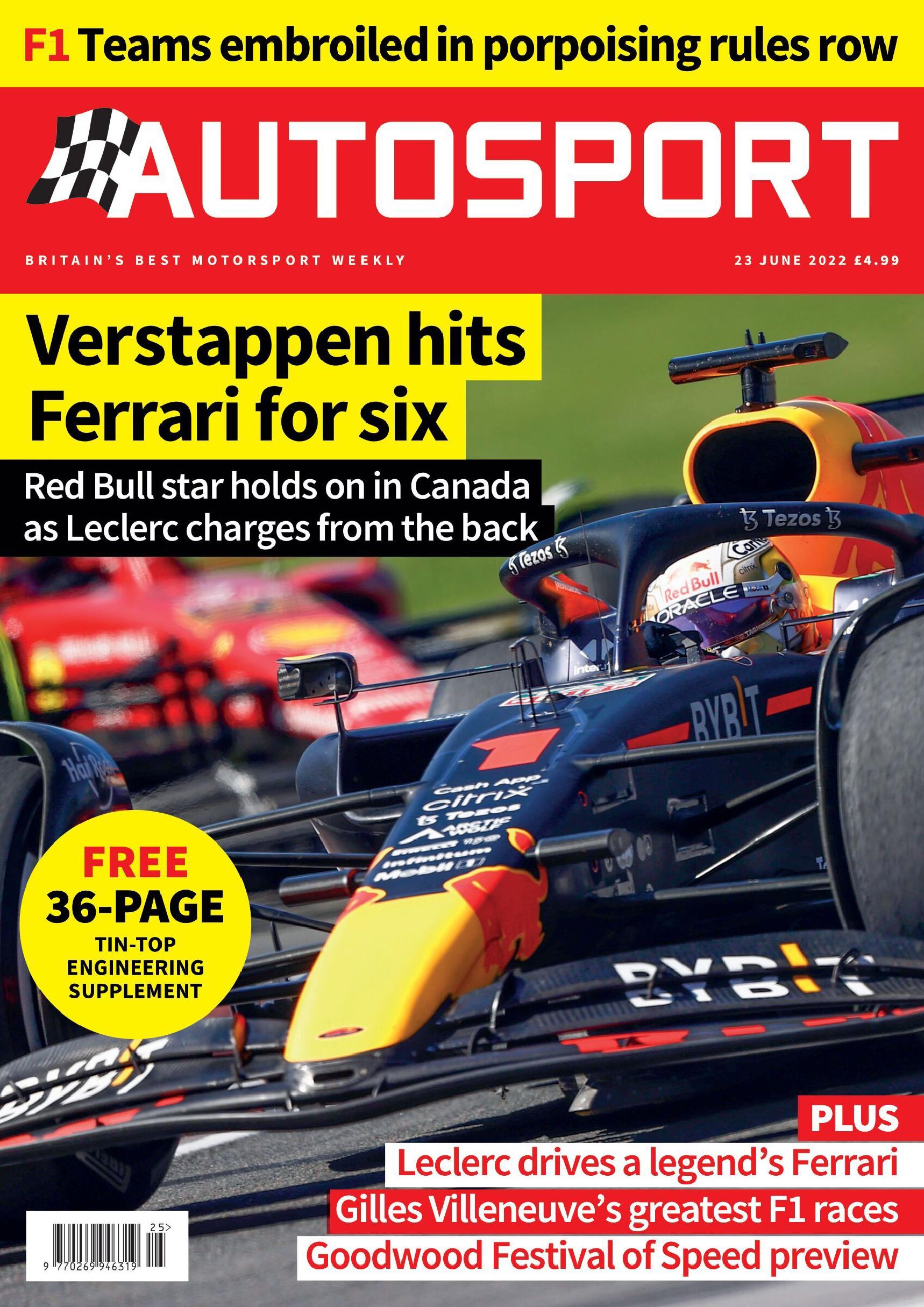 Журнал Autosport 23 июня 2022