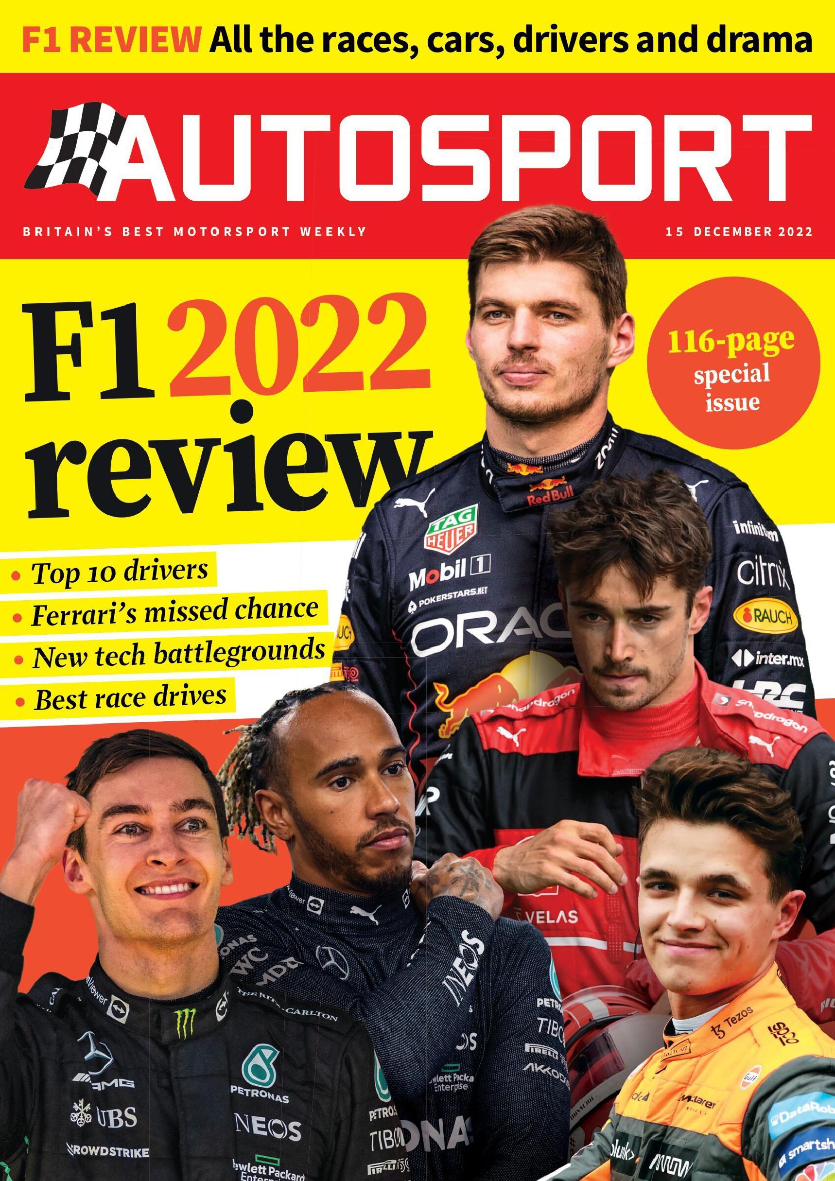 Журнал Autosport 15 декабря 2022