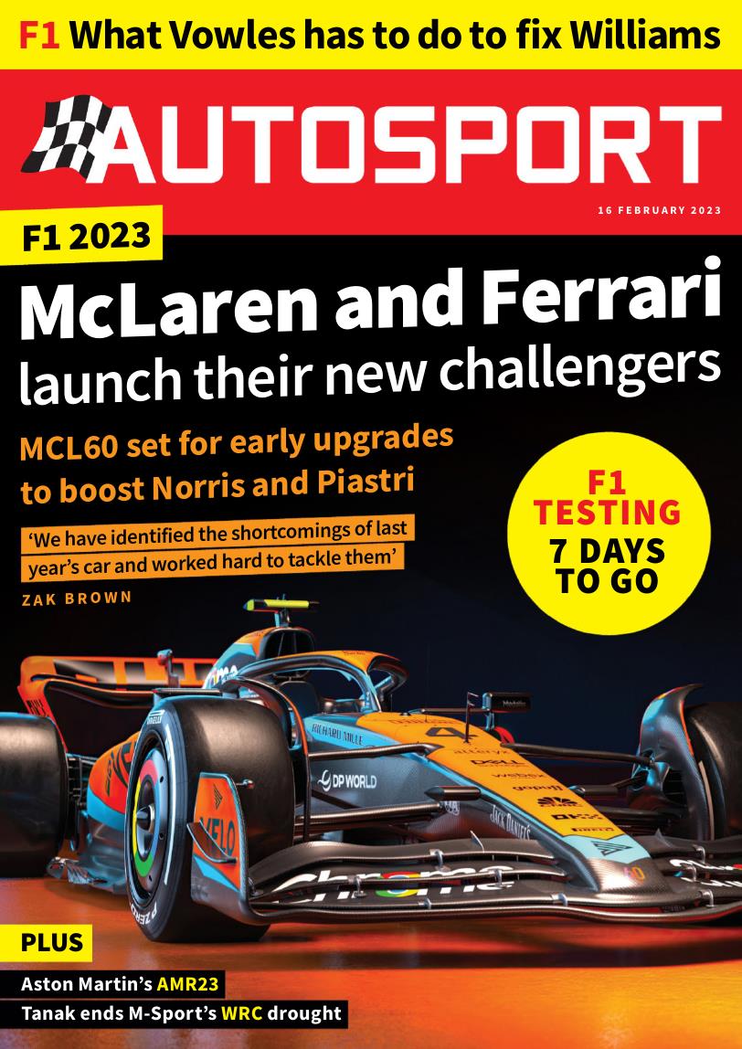Журнал Autosport 16 февраля 2023