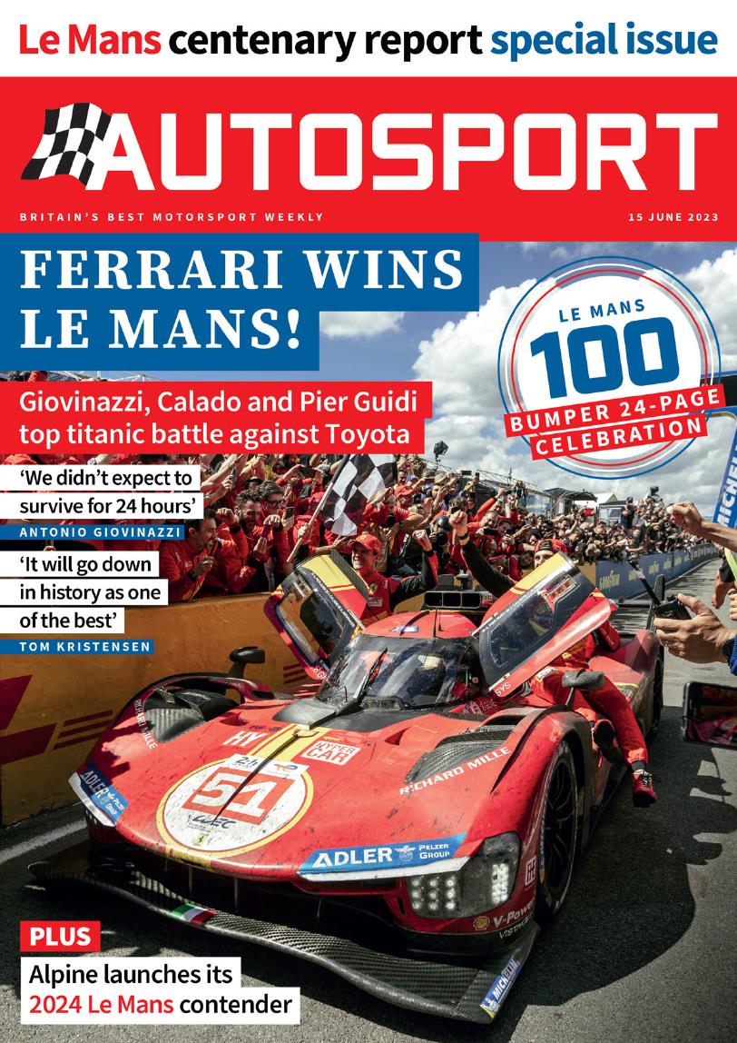 Журнал Autosport 15 июня 2023