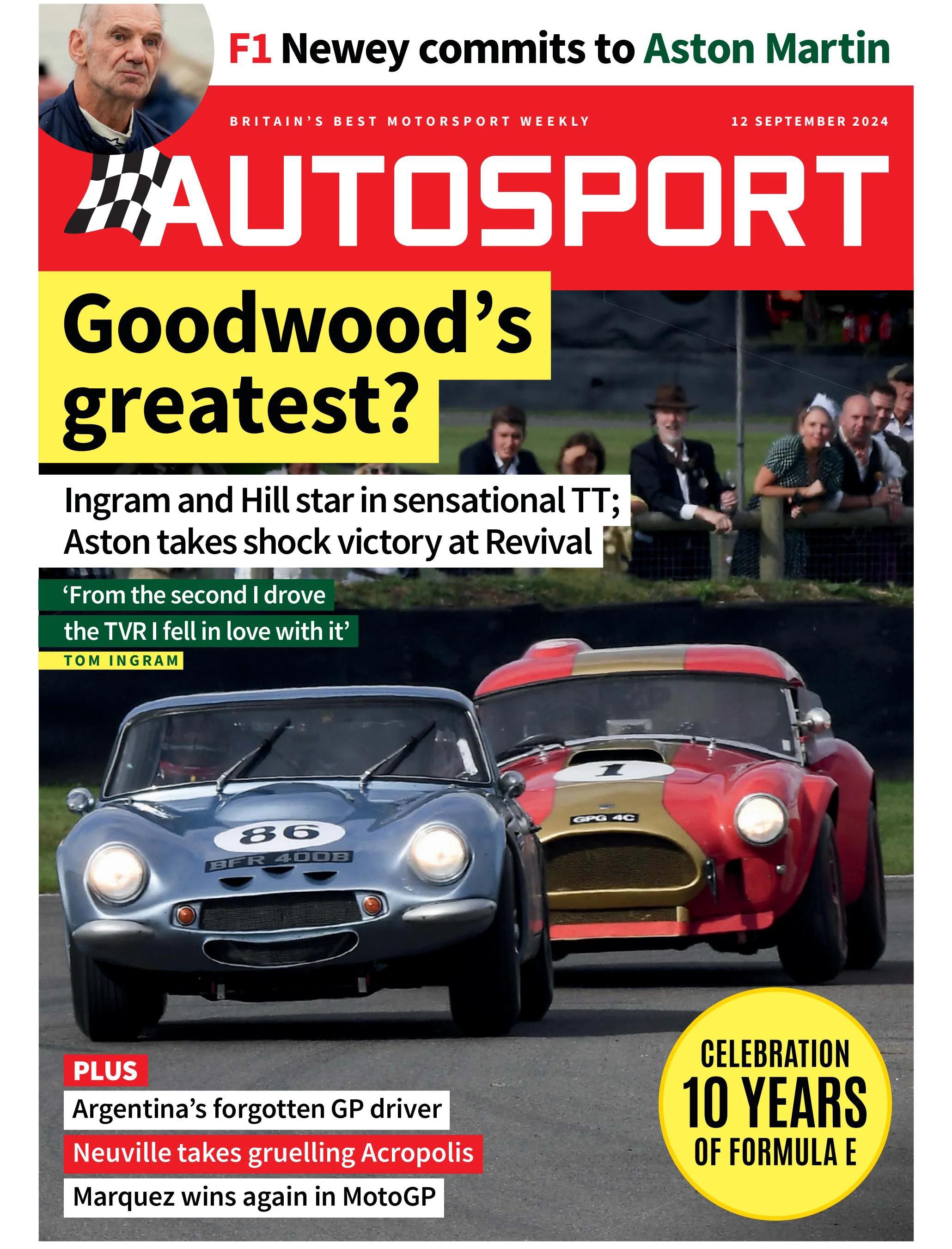 Журнал Autosport 12 сентября 2024