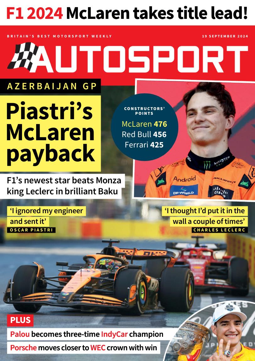 Журнал Autosport 19 сентября 2024