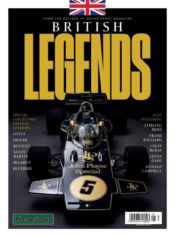 Журнал Motor Sport British Legends 2024