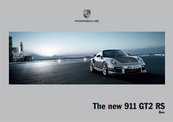 Рекламный буклет Porsche 997 GT2 RS