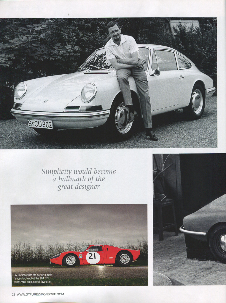 Ferdinand Alexander Porsche (GT Purely Porsche mag., 06/2012) | Porsche ...