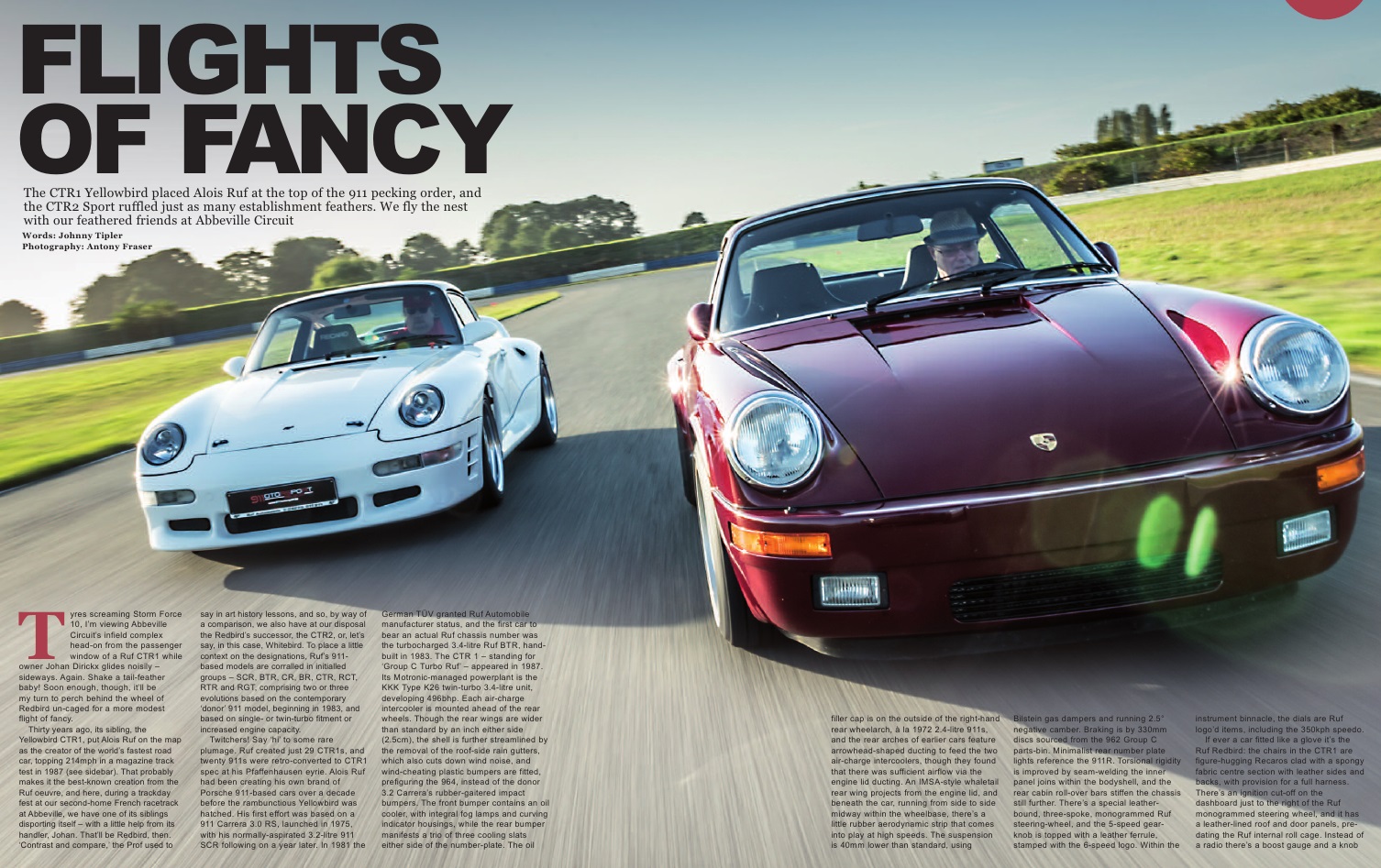 RUF CTR & CTR2 Sport (911 & Porsche world mag. 
