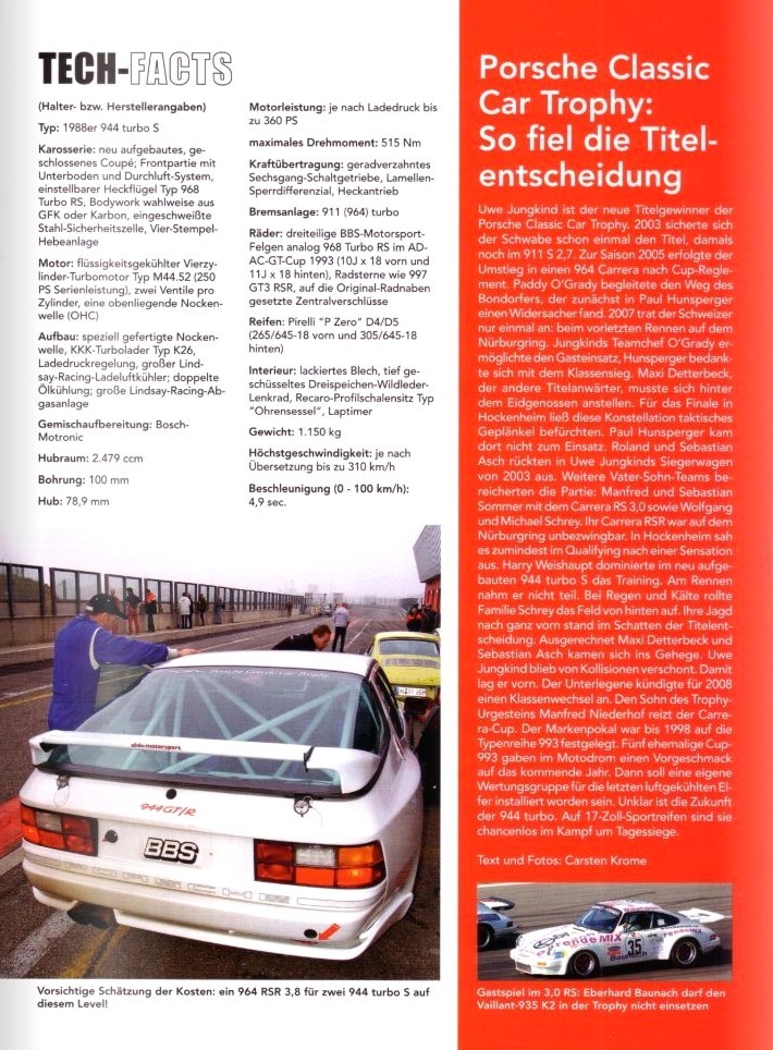 Turbolader 944 turbo S
