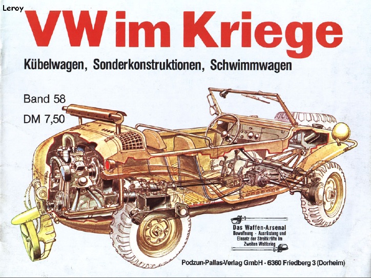 Книга VW im Krieg: Kuebelwagen, sonderkonstruktionen, Schwimmwagen.