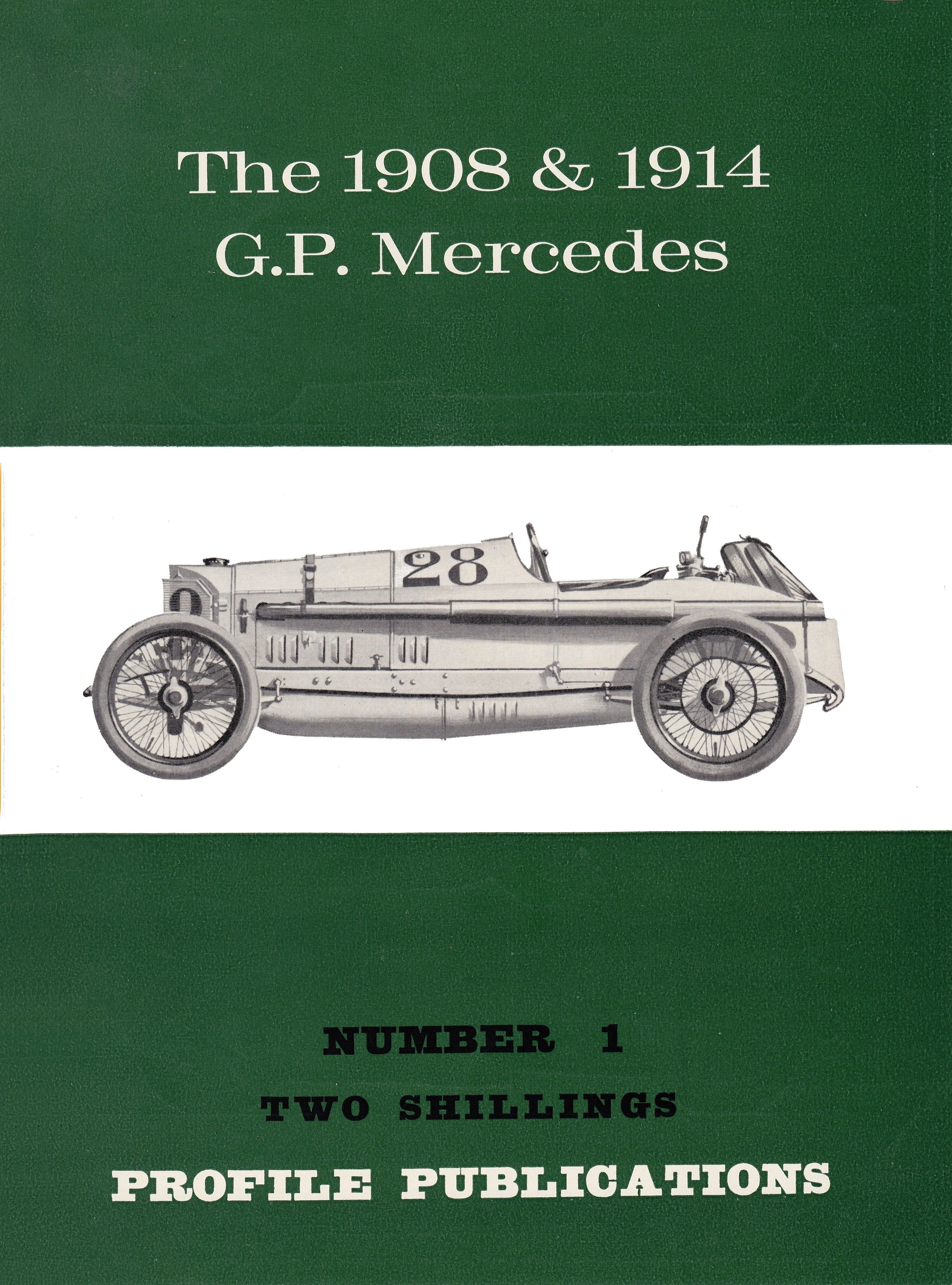 Книга The 1908 & 1914 GP Mercedes