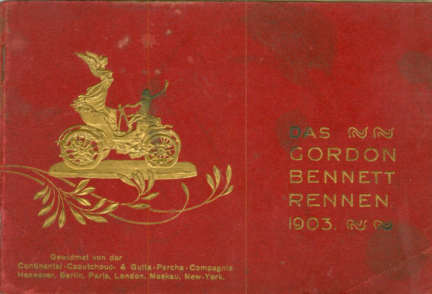 Книга Das Gordon Bennett Rennen, 1903