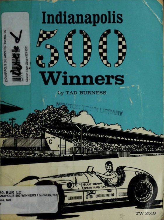 Книга Indianapolis 500 winners.