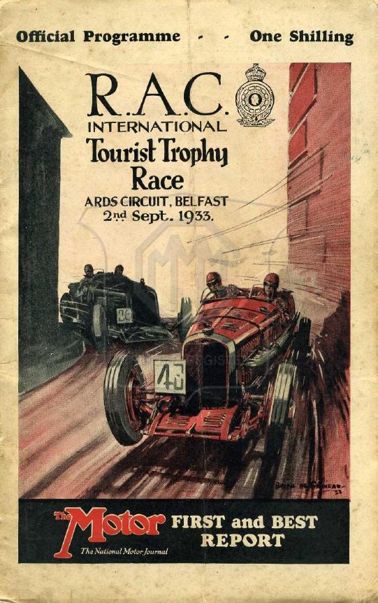 Книга RAC International Tourist trophy race, 1933 program