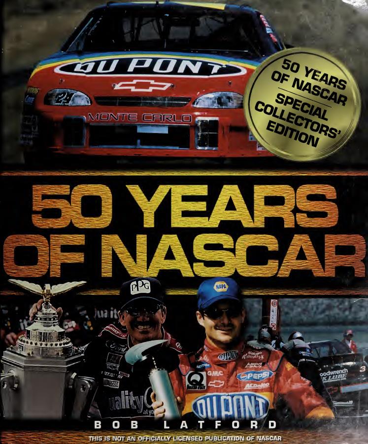 Книга 50 Years of NASCAR. Автор: Bob Latford