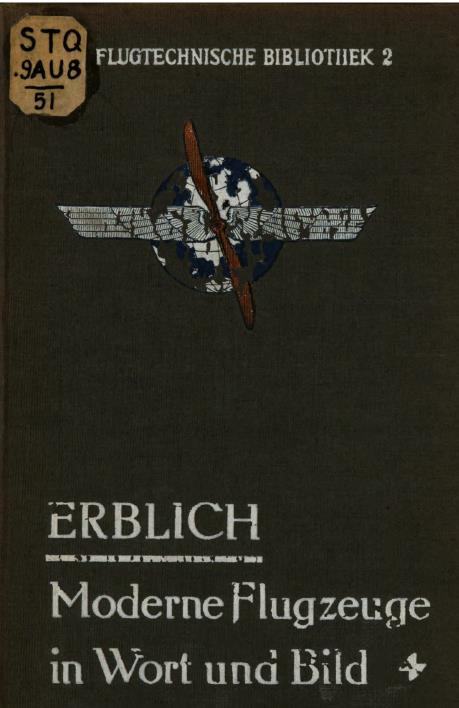 Книга Moderne Flugzeuge in Wort und Bild. Автор: Heinz Erblich