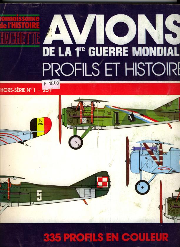 Книга Avions de la 1re Guerre Mondiale