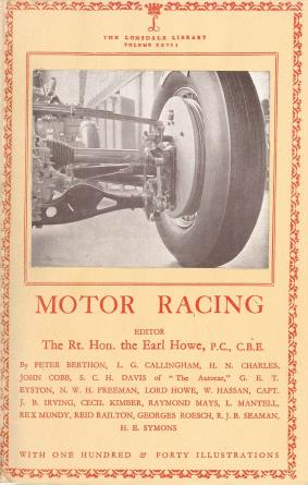 Книга Motor Racing. The Lonsdale Library