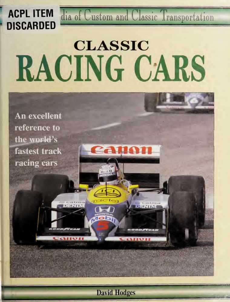 Книга Classic racing cars. Автор: David Hodges