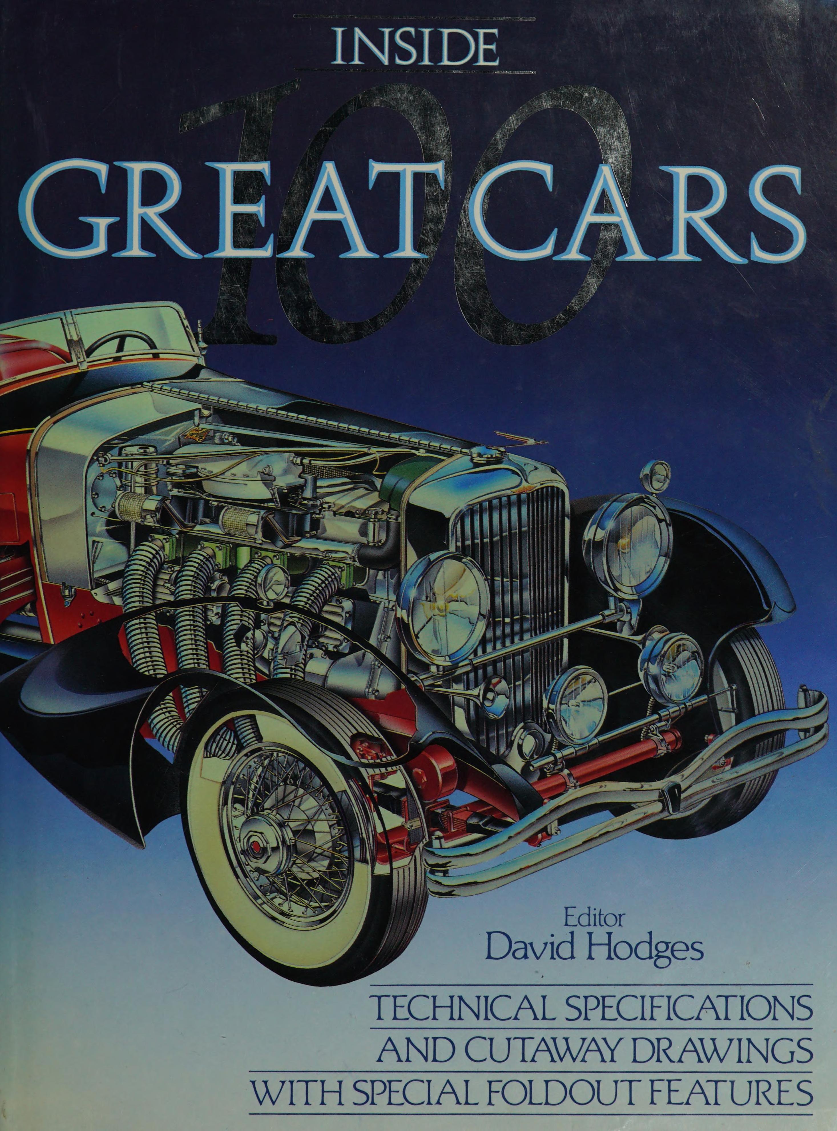 Книга Inside 100 great cars. Автор: David Hodges