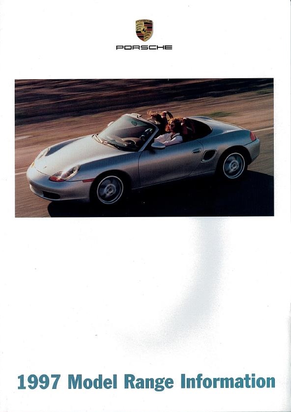 Рекламная брошюра Porsche 1997MY price