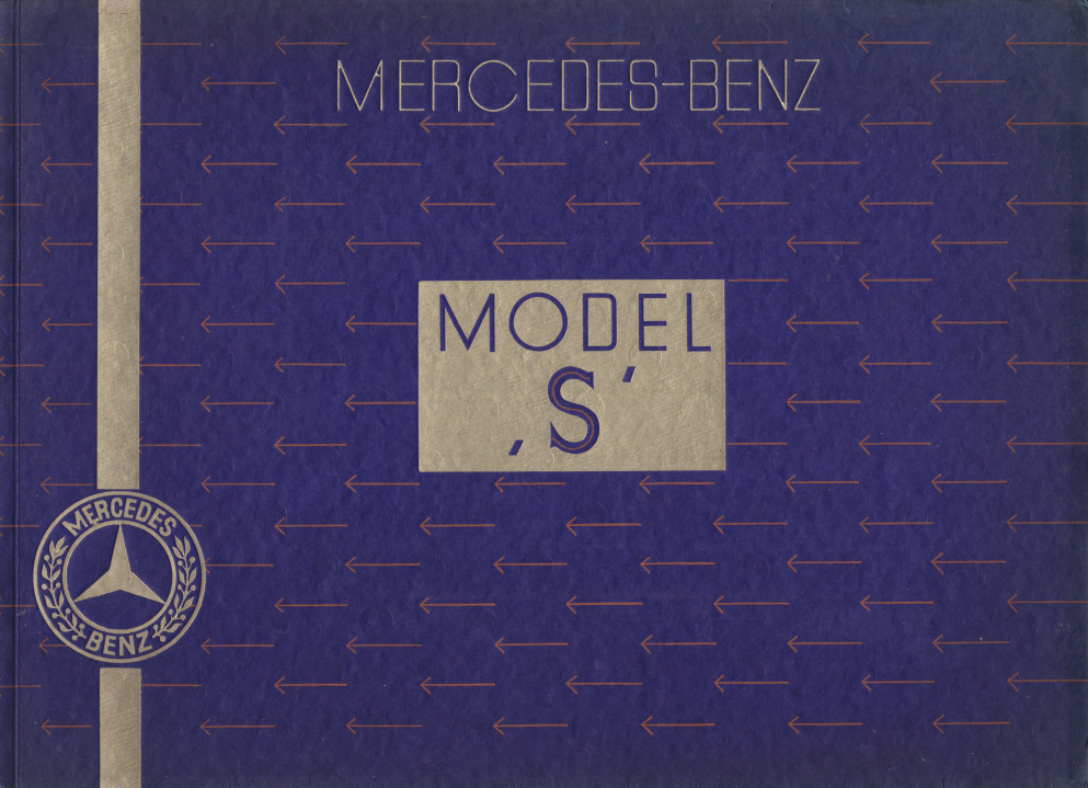 Рекламный буклет Mercedes-Benz Model S 1928MY