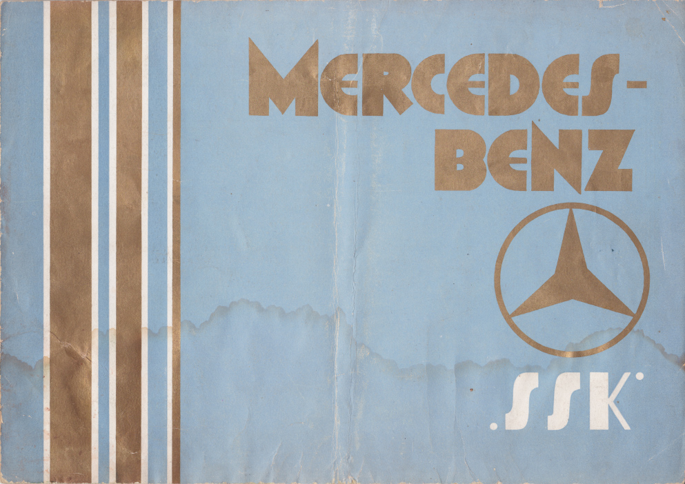 Рекламный буклет Mercedes-Benz Model SSK 1928MY