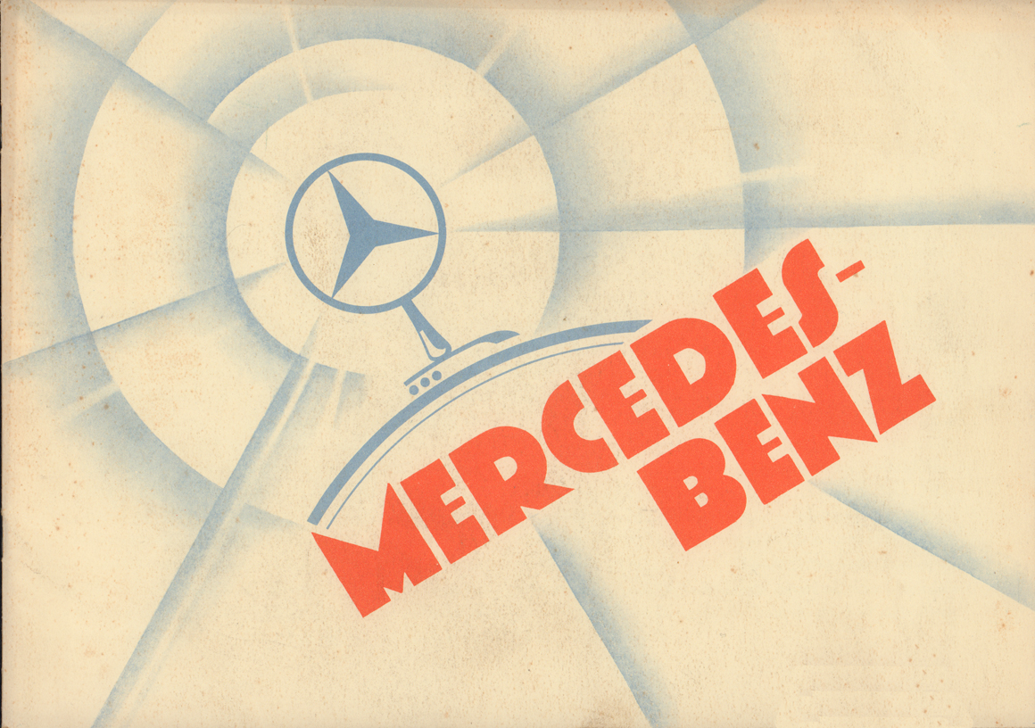Рекламный буклет Mercedes-Benz 1929MY