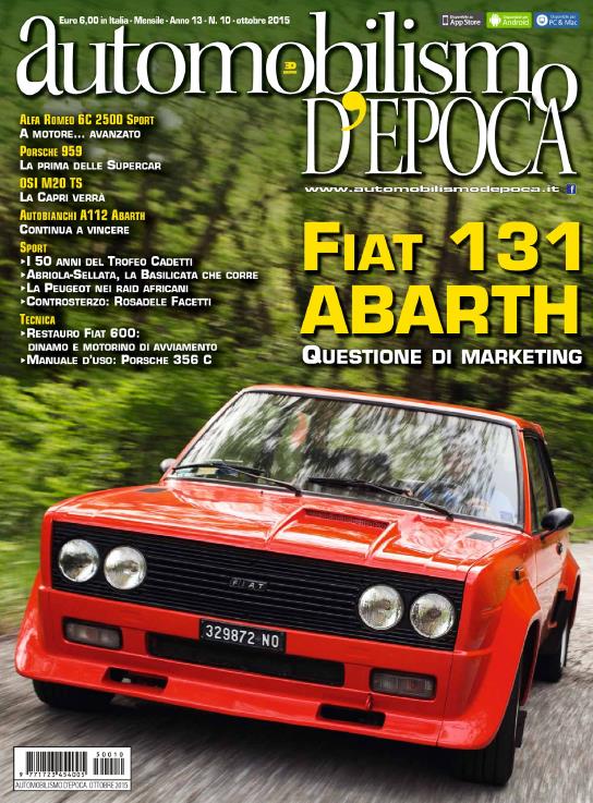 Журнал Automobilismo D'Epoca 10/2015