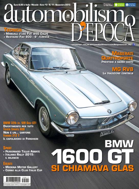 Журнал Automobilismo D'Epoca 11/2015