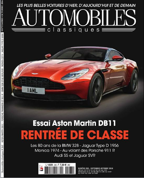 Журнал Automobiles Classiques N 263, Septembre/Octobre 2016