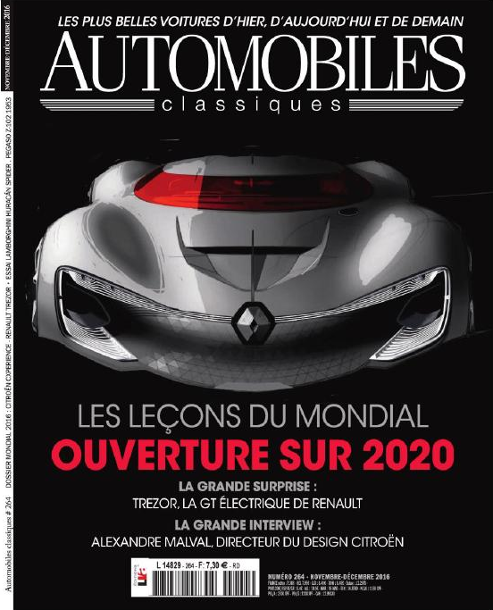 Журнал Automobiles Classiques N 264, November/December 2016