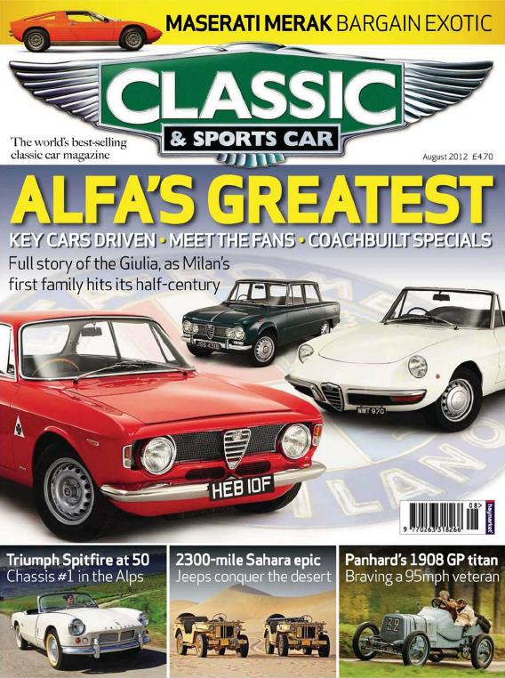 Журнал Classic & Sports car №8, 2012