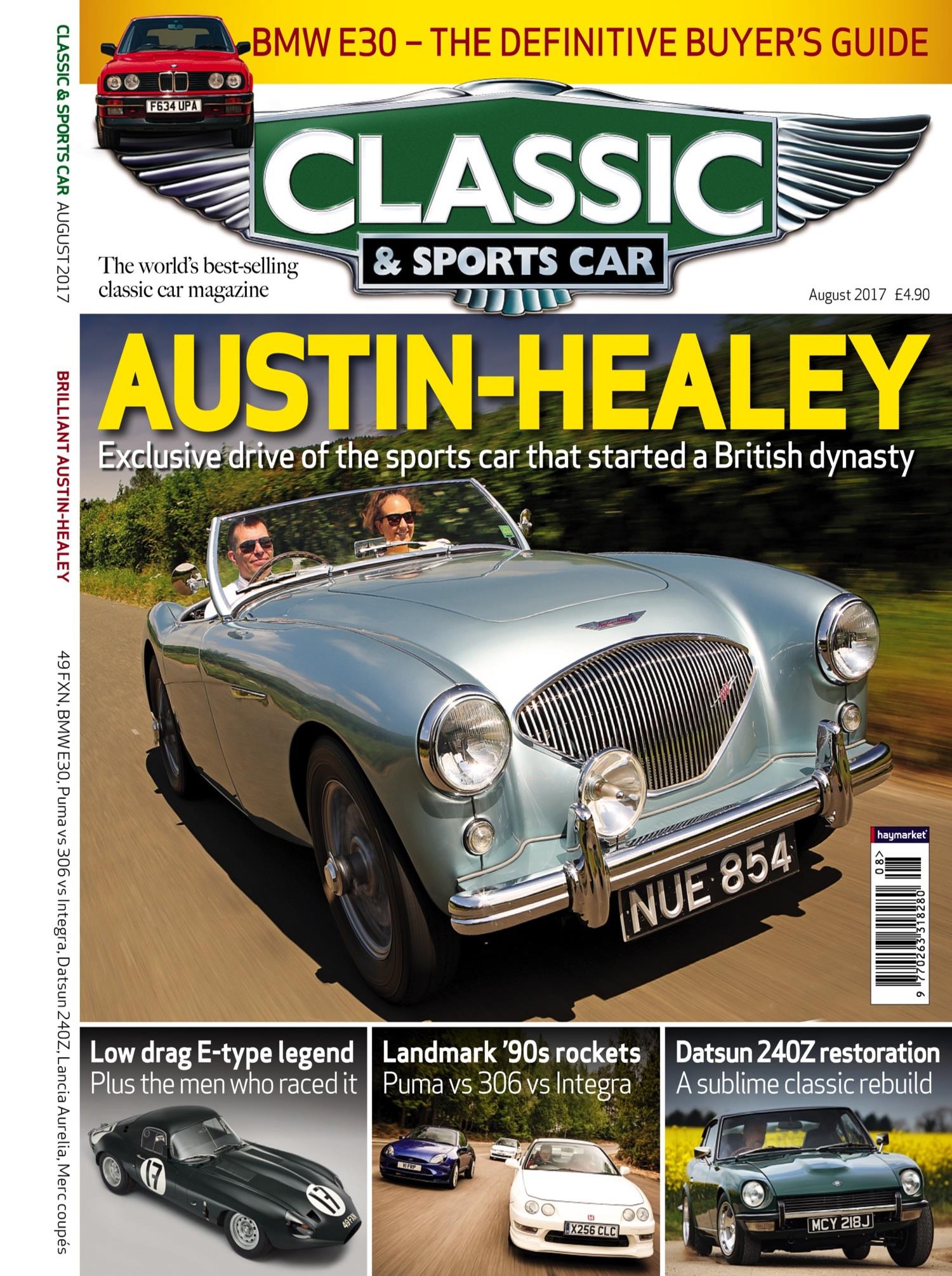 Журнал Classic & Sports car, August 2017