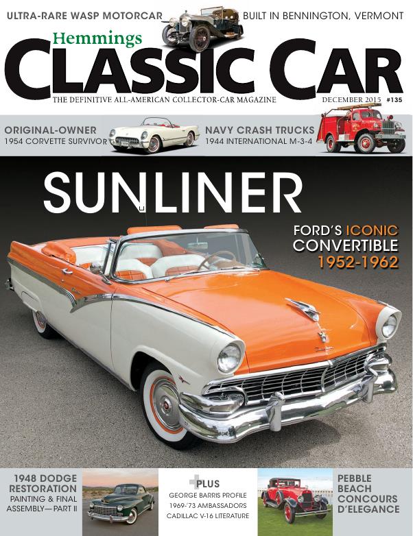 Журнал Hemmings Classic Car декабрь 2015