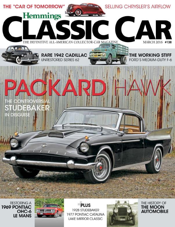 Журнал Hemmings Classic Car март 2016