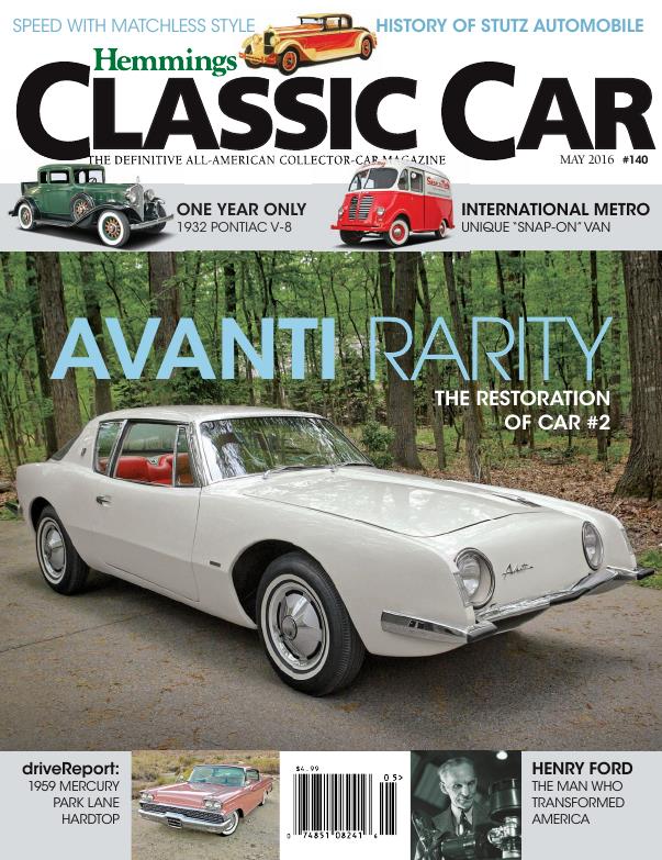 Журнал Hemmings Classic Car май 2016