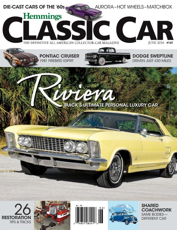 Журнал Hemmings Classic Car июнь 2016