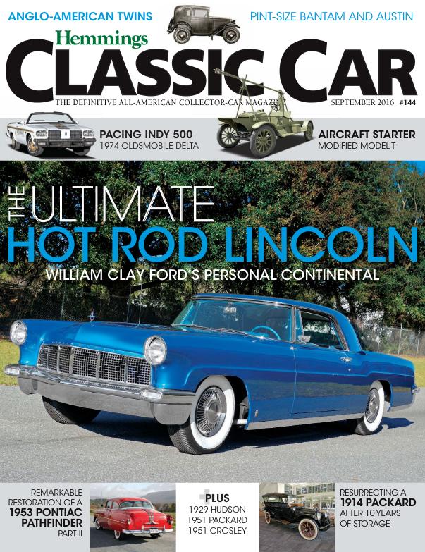Журнал Hemmings Classic Car сентябрь 2016