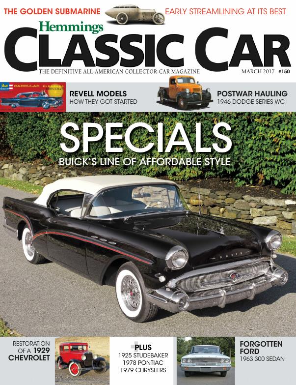 Журнал Hemmings Classic Car март 2017