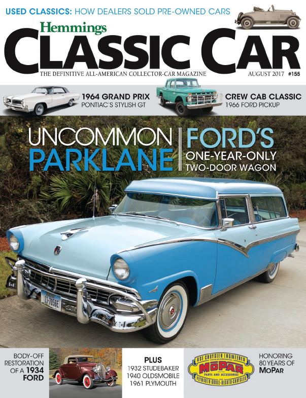 Журнал Hemmings Classic Car август 2017