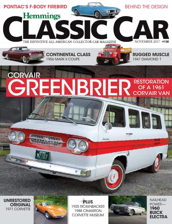 Журнал Hemmings Classic Car ноябрь 2017