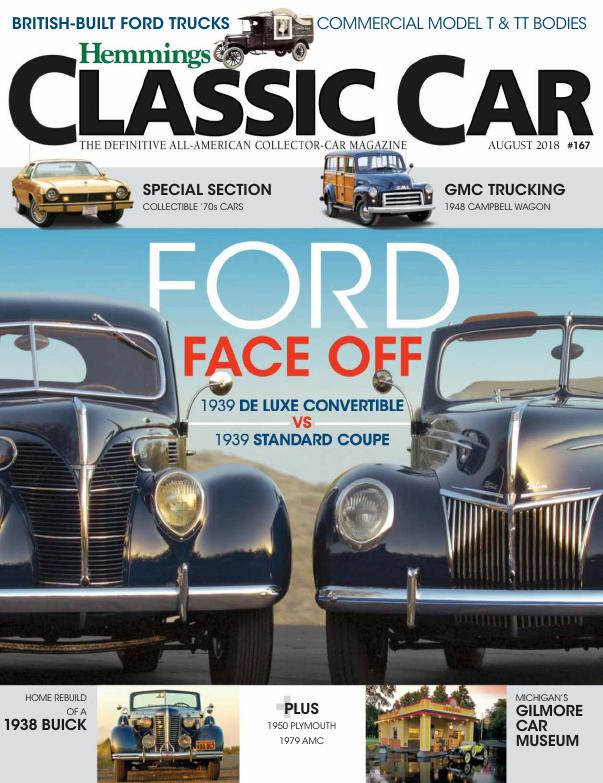 Журнал Hemmings Classic Car август 2018