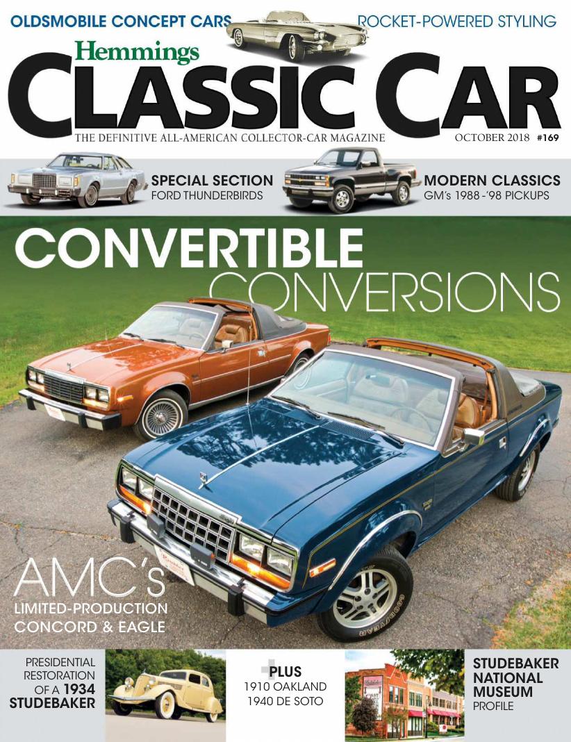 Журнал Hemmings Classic Car октябрь 2018